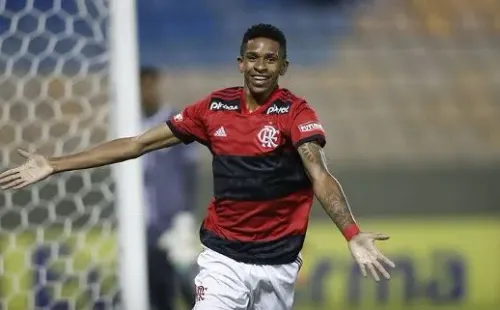Gilvan de Souza/Flamengo/ André, comemorando gol pelo Flamengo. 