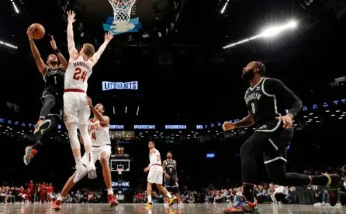 Sarah Stier/Getty Images/ Cleveland Cavaliers x Brooklyn Nets.