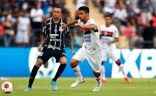 Foto: Thiago Calil/AGIF – Luan não entrou em campo contra a Portuguesa-RJ