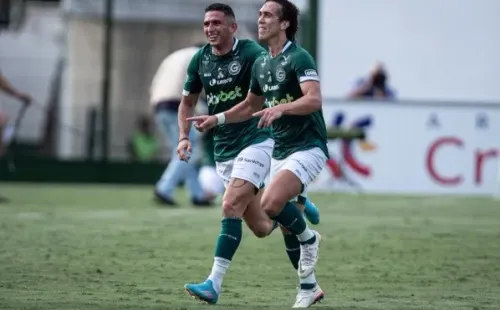 Foto: (Heber Gomes/AGIF) – A última vez que Nicolas entrou em campo pelo Goiás foi no último dia 2, quanod marcou gol na derrota para o Atlético-GO por 3 a 1