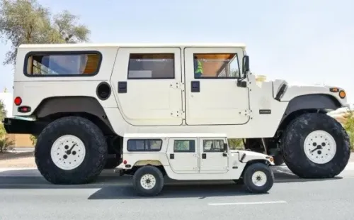 Reprodução/Instagram oficial de Bin Hamdan Al Nahyan – O maior Hummer do Mundo