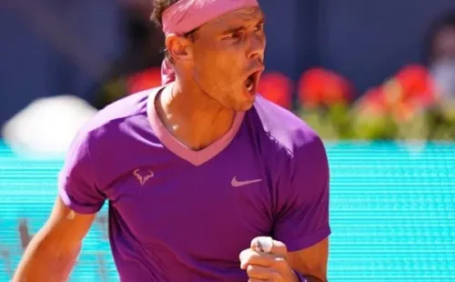 Nadal lidera o ranking entre os melhores da temporada, com três títulos em 2022. Reprodução/Twitter oficial de Rafa Nadal