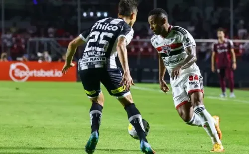 Marcello Zambrana/AGIF/ São Paulo venceu o Santos por 2 a 1, no Morumbi, pelo Campeonato Brasileiro 2022.