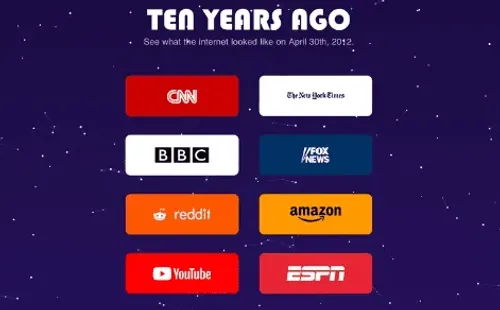 Foto: Reprodução/Site Ten Years Ago