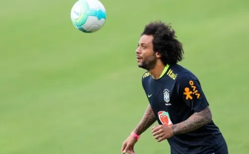 Foto: Marcello Zambrana/AGIF – Hoje veterano no Real Madrid, Marcelo marcou seu primeiro gol como profissional diante do Vila Nova