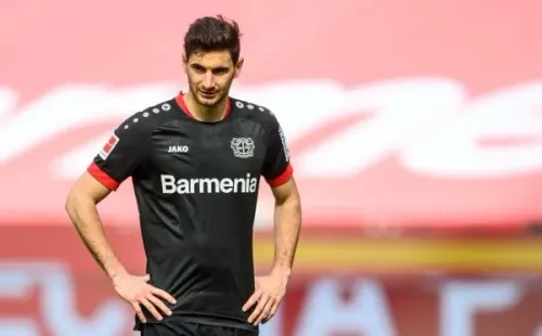 Foto: Reprodução/Bayer 04 Leverkusen – Alario chegou ao time alemão em 2017, após passagem pelo River Plate
