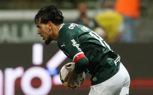 Foto: Cesar Greco / Ag. Palmeiras – Gustavo Gómez será titular absoluto na defesa do Palmeiras diante do Santos