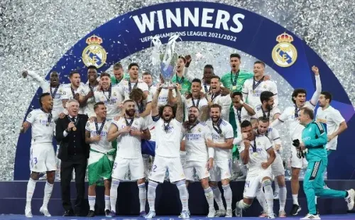 Foto: (Julian Finney) – Ídolo do Real Madrid, Marcelo foi o primeiro brasileiro a levantar uma taça da Liga dos Campeões como capitão