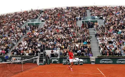 Pierse/Getty Images/ Novak Djokovic.