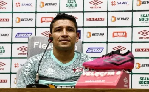 Pineida – segue fora do time / Foto: Mailson Santana/Fluminense