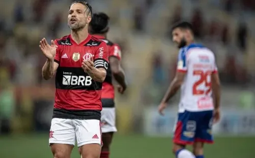 Foto: Jorge Rodrigues/AGIF – Diego Ribas tem contrato no Flamengo até dezembro e salário seria de R$ 820 mil mensais, segundo Torcedores.com
