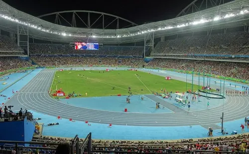 Estádio Olímpico Nilton Santos, no Rio de Janeiro. Foto: @bra_atletismo