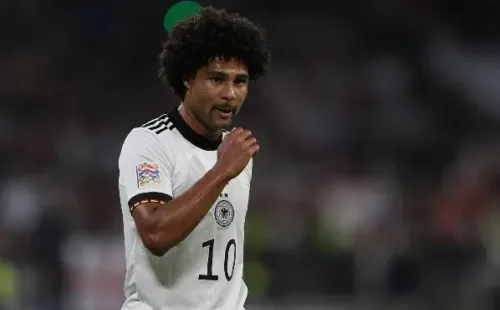 Gnabry: em ação pela seleção da Alemanha – Martin Rose/Getty Images