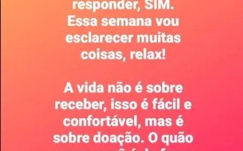 Imagem: Reprodução Storie Instagram de Diogo Mussi.