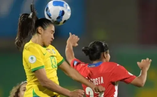 RAUL ARBOLEDA/GettyImages/ Brasil conquistou vaga para a Copa do Mundo Feminina 2023.