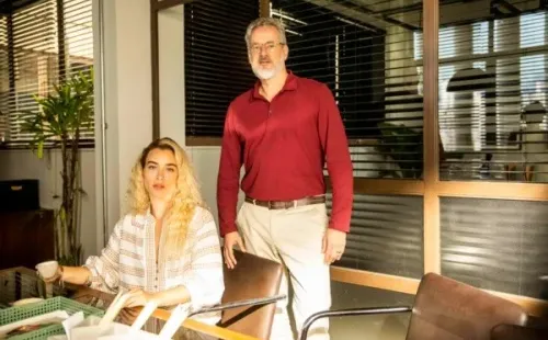 Ibraim (Dan Stubalch) e Érica (Marcela Fetter) – Globo/João Miguel Júnior
