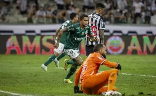 Staff Images/Conmebol/ Atlético-MG e Palmeiras em campo. 