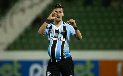 Foto: Diogo Reis/AGIF – Foi o segundo gol marcado pelo atacante pelo Grêmio