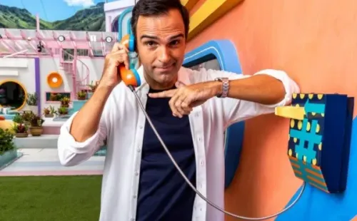 O Big Brother Brasil continuará com a apresentação de Tadeu Schmidt – Imagem: Reprodução/Globo