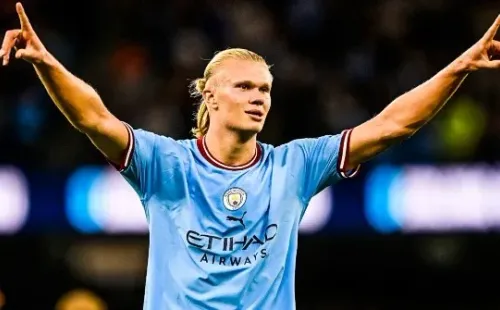 Foto: Getty Images – Haaland está em grande fase no City