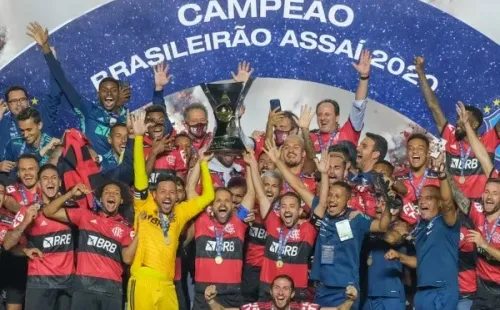 Foto: Marcello Zambrana/AGIF – Flamengo campeão Brasileiro de 2020