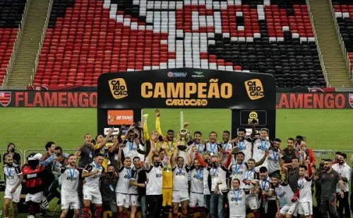 Foto: Thiago Ribeiro/AGIF – Flamengo campeão carioca 2021