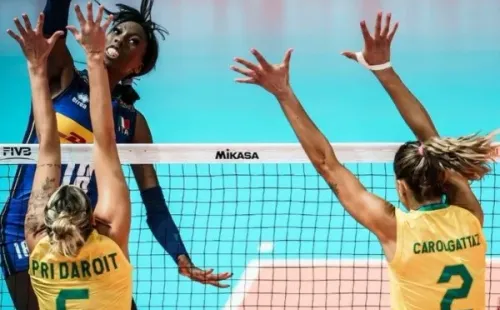 Egonu marcou 37 pontos, mas não evitou a derrota da Itália. Foto: FIVB