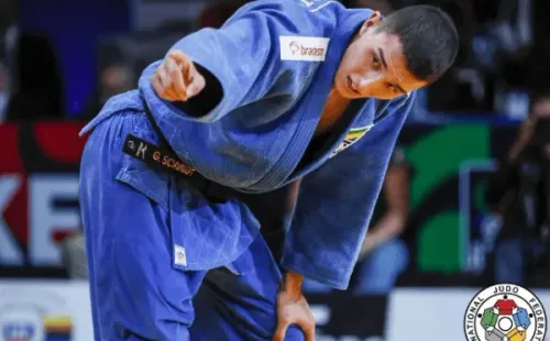 Guilherme Schmidt, principal esperança de medalha no time masculino. Foto: IJF