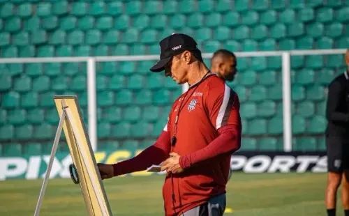 Foto: Patrick Floriani/FFC/ Júnior Rocha em treino no Figueirense.