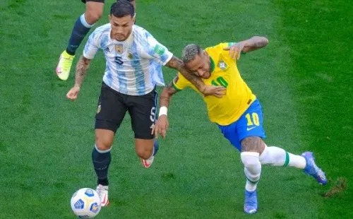 Agif/Marcello Zambrana – Fonte aponta possível problema de Mbappé com Paredes e Neymar
