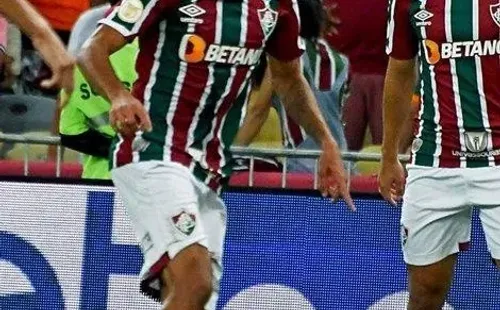 Foto: Reprodução/ Fluminense – Alexsander, atuando com a camisa do Tricolor das Laranjeiras