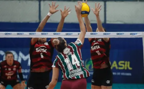 Fluminense vem de derrota para o Sesc Flamengo. Foto: Gilvan de Souza/CRF