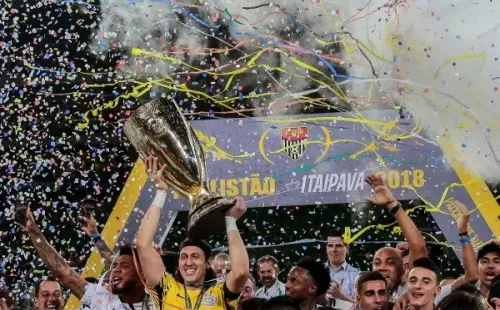 Foto: Ale Cabral/AGIF – Corinthians foi campeão paulista em 2018 no Allianz Parque