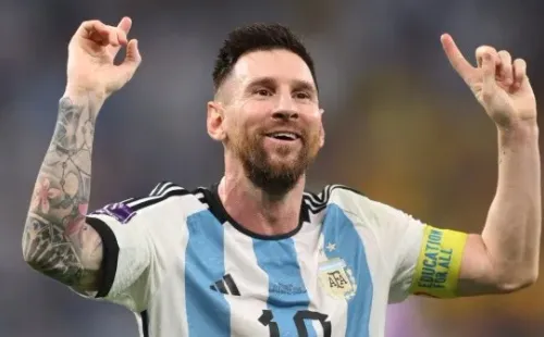 Alex Pantling/Getty Images – Messi também marcou três gols na Copa até agora
