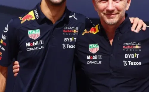 Ricciardo e Horner: juntos novamente na F1.     Reprodução/Instagram oficial de Daniel Ricciardo