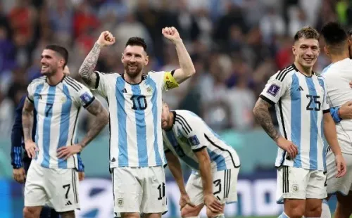 Photo by Clive Brunskill/Getty Images – Os argentinos bateram a Croácia e estão na final da Copa do Mundo do Qatar