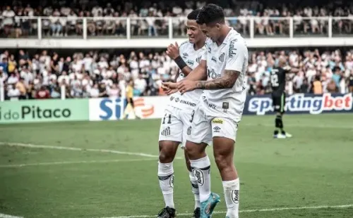 Foto: Flickr Oficial Santos FC/Ivan Storti – Ângelo e Marcos Leonardo