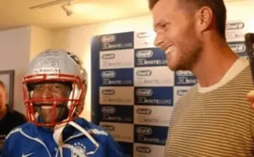 Tom Brady e Pelé. Reprodução/Instagram oficial de Tom Brady