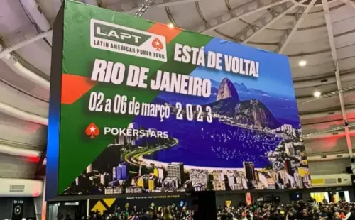 Banner do LAPT no BSOP Millions (Foto: Divulgação/BSOP)