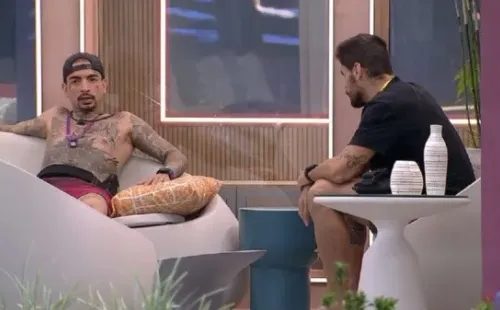 MC Guimê conversa com Cara de Sapato – Foto: Globo