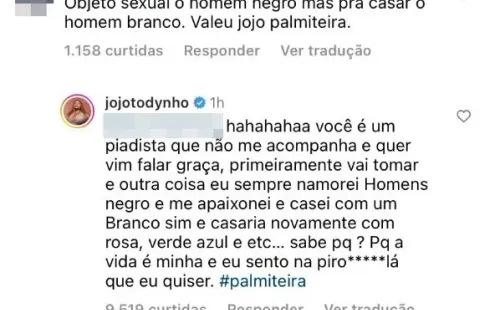 Foto: Reprodução/Instagram Jojo Todynho