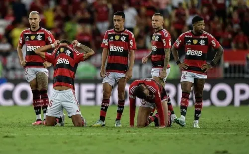 Foto: (Thiago Ribeiro/AGIF) – O Flamengo não conquistou nenhum dos três títulos possíveis até o momento