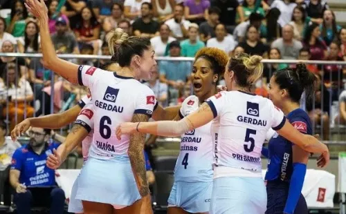 Minas superou o Sesc Flamengo na semi. Foto: Maurício Val/FVImagem/CBV