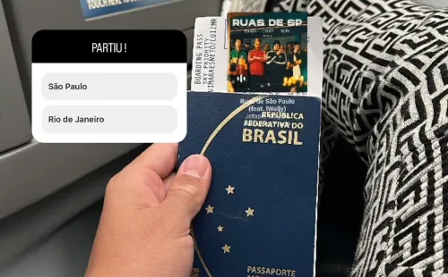 Foto: Reprodução/Instagram Oficial do Luiz Araújo – Atacante adiou sua chegada ao Flamengo.