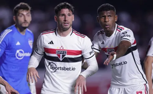 SP – SAO PAULO – 01/06/2023 – COPA DO BRASIL 2023, SAO PAULO X SPORT – Calleri jogador do Sao Paulo durante partida contra o Sport no estadio Morumbi pelo campeonato Copa do Brasil 2023. Foto: Ettore Chiereguini/AGIF
