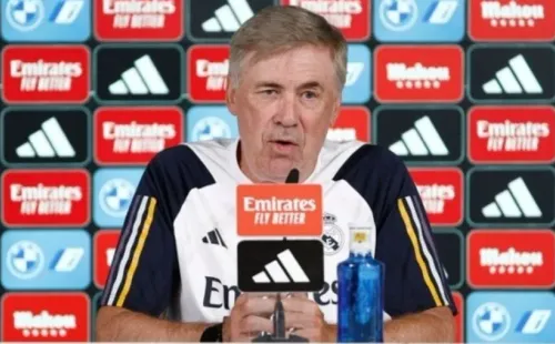 Carlo Ancelotti nega busca do Real Madrid por reforços na janela de janeiro