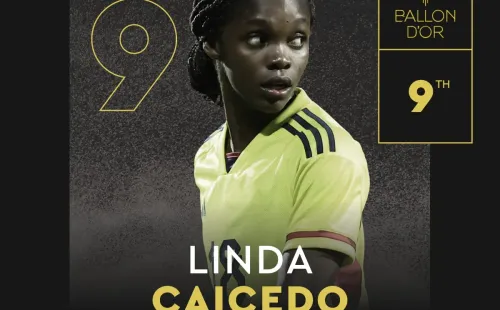 Linda Caicedo, elegida como la 9.ª mejor jugadora del mundo en el Balón de Oro.
