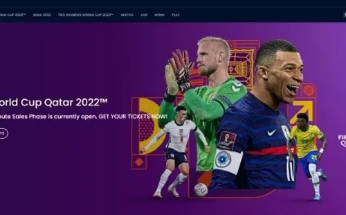 Get your tickets FIFA.com page