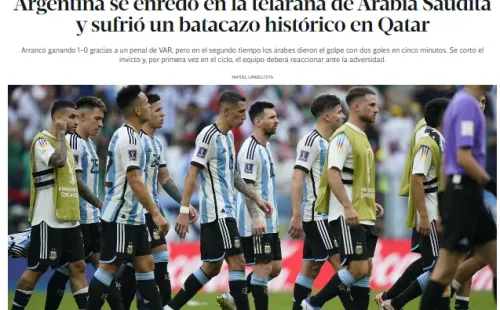 Argentina gets tangled up in Saudi Arabia’s net and suffers historical upset in Qatar. Clarín – Argentina