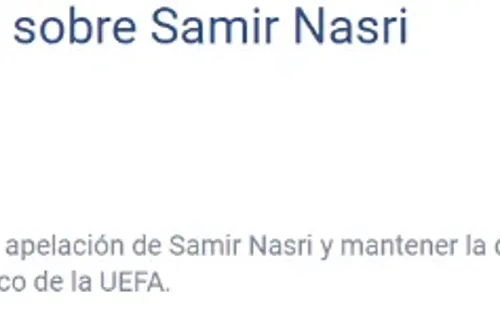 EL COMUNICADO. Así lo informó UEFAen su sitio oficial.